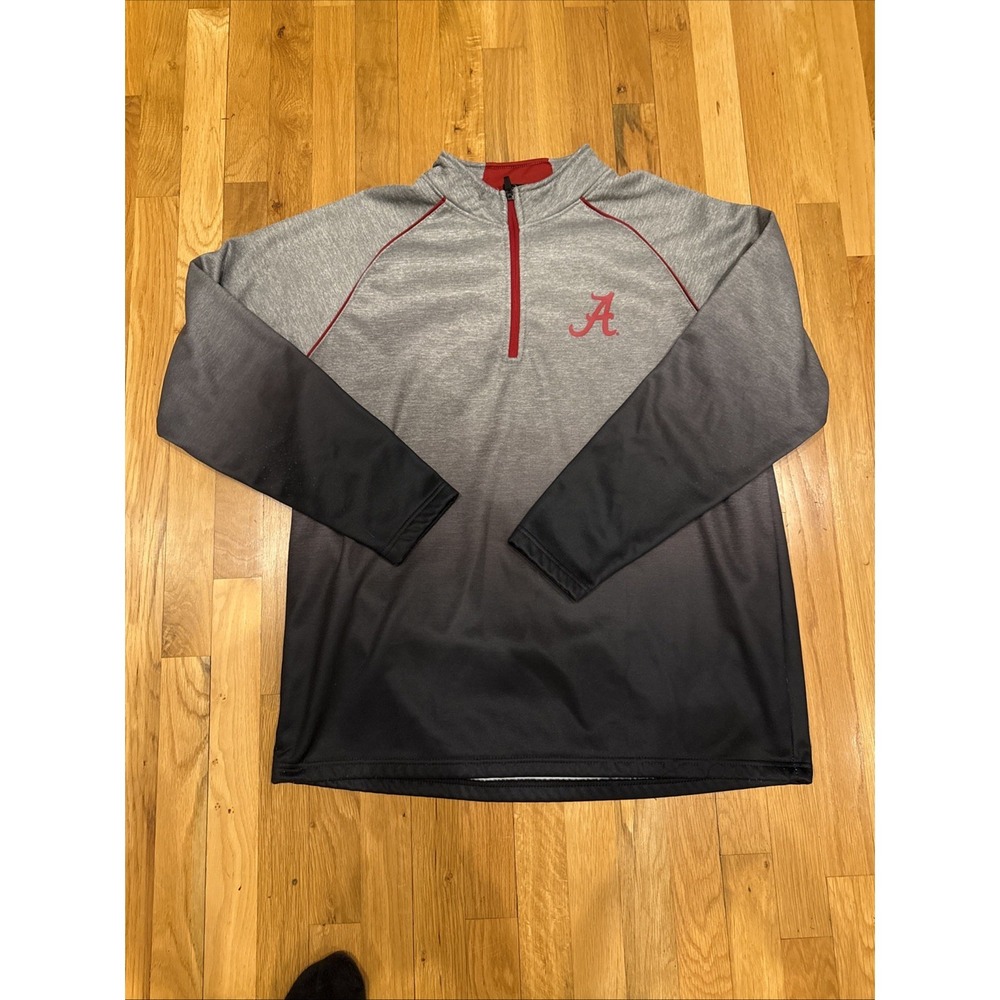 Alabama Crimson Tide‎ Colosseum Luge Quarter-Zip Pullover Jacket - XL